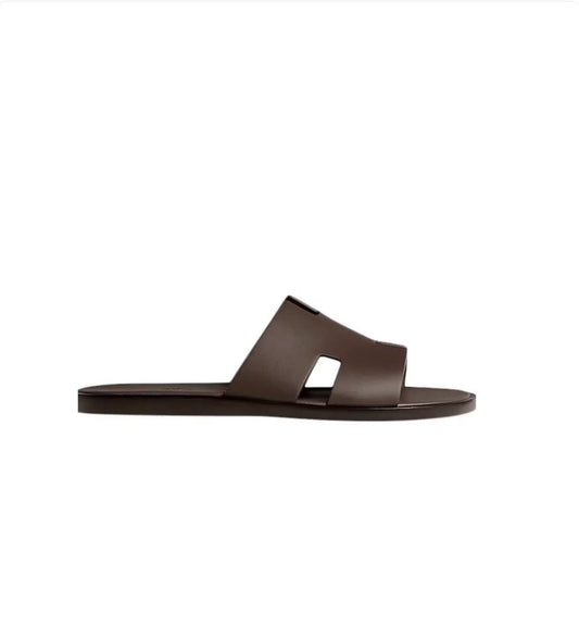 Hermes Lzmir Calfskin Sandal (Brown ) - Raahi Pk