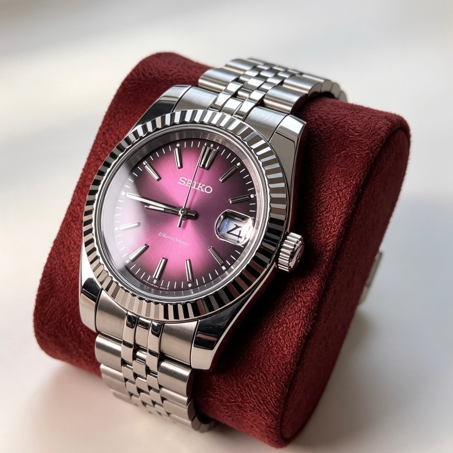 Purple Dial Luxury Automatic Watch