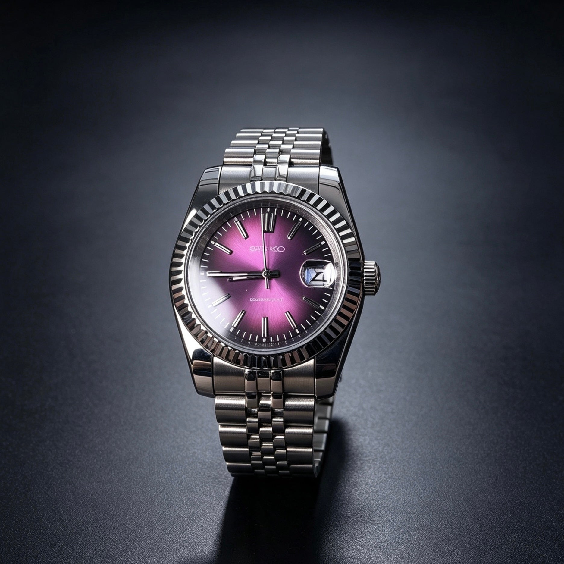 Purple Dial Luxury Automatic Watch